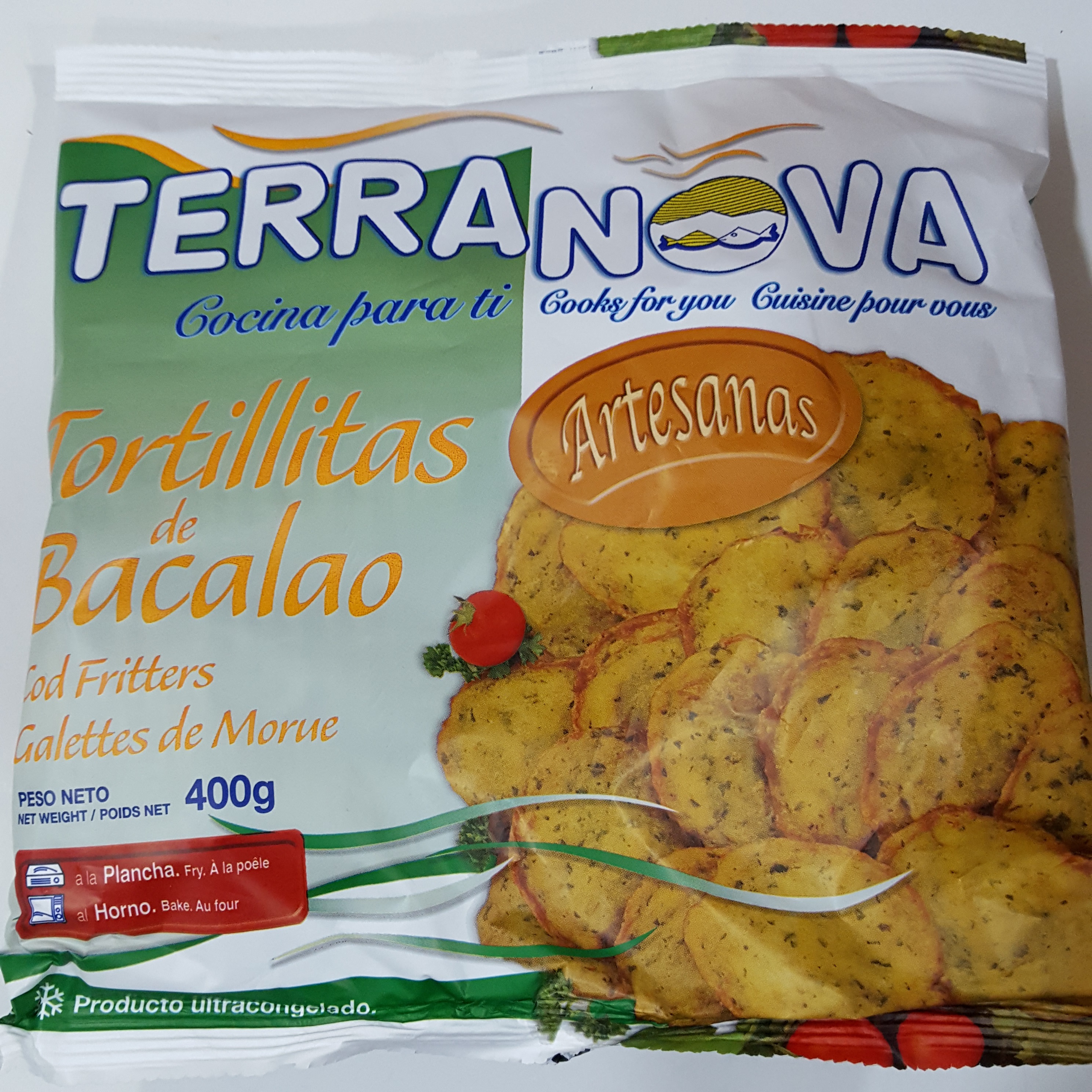 TORTILLA BACALAO TERRANOVA 10X400GR
