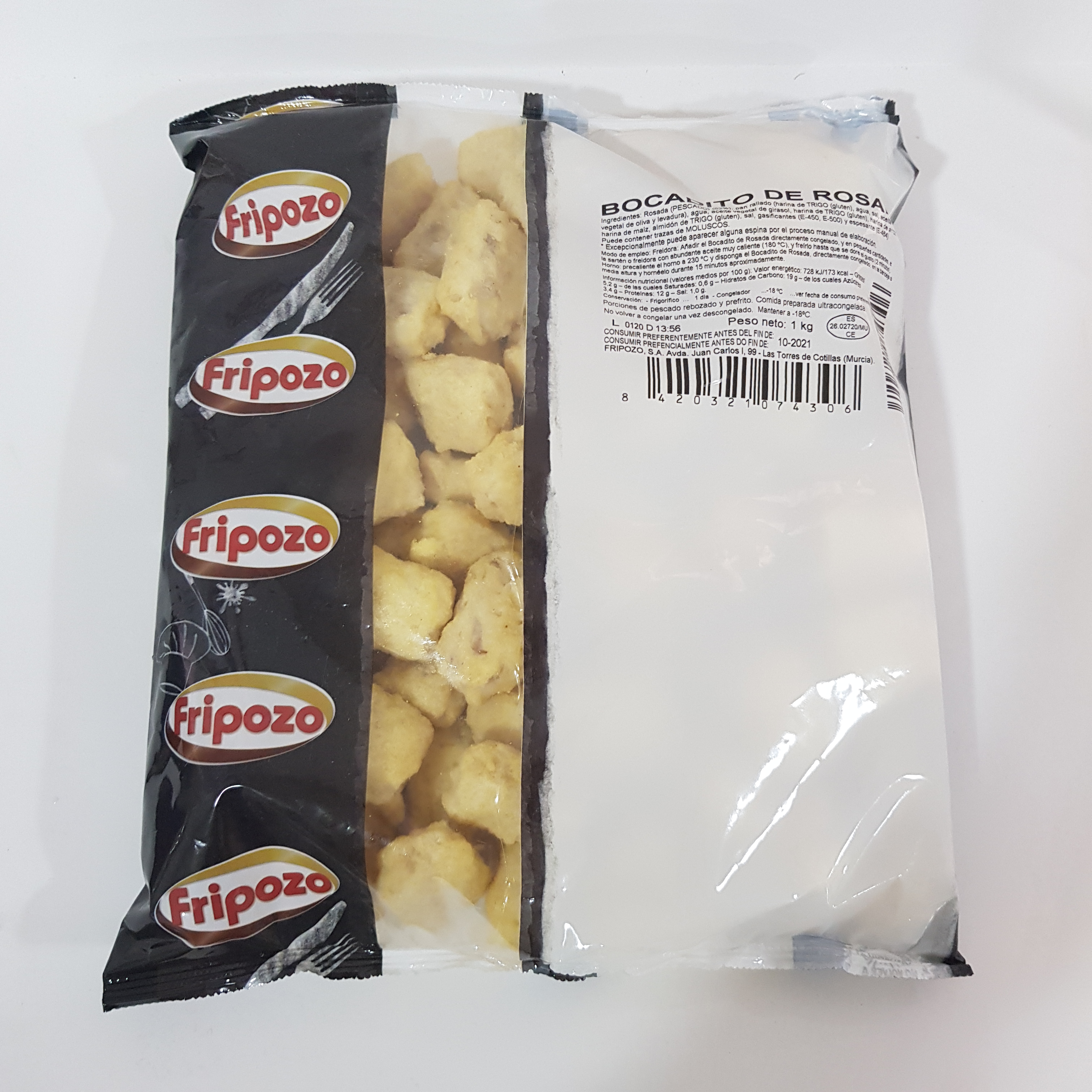 BOCADITO DE ROSADA FRIPOZO 4X1KG