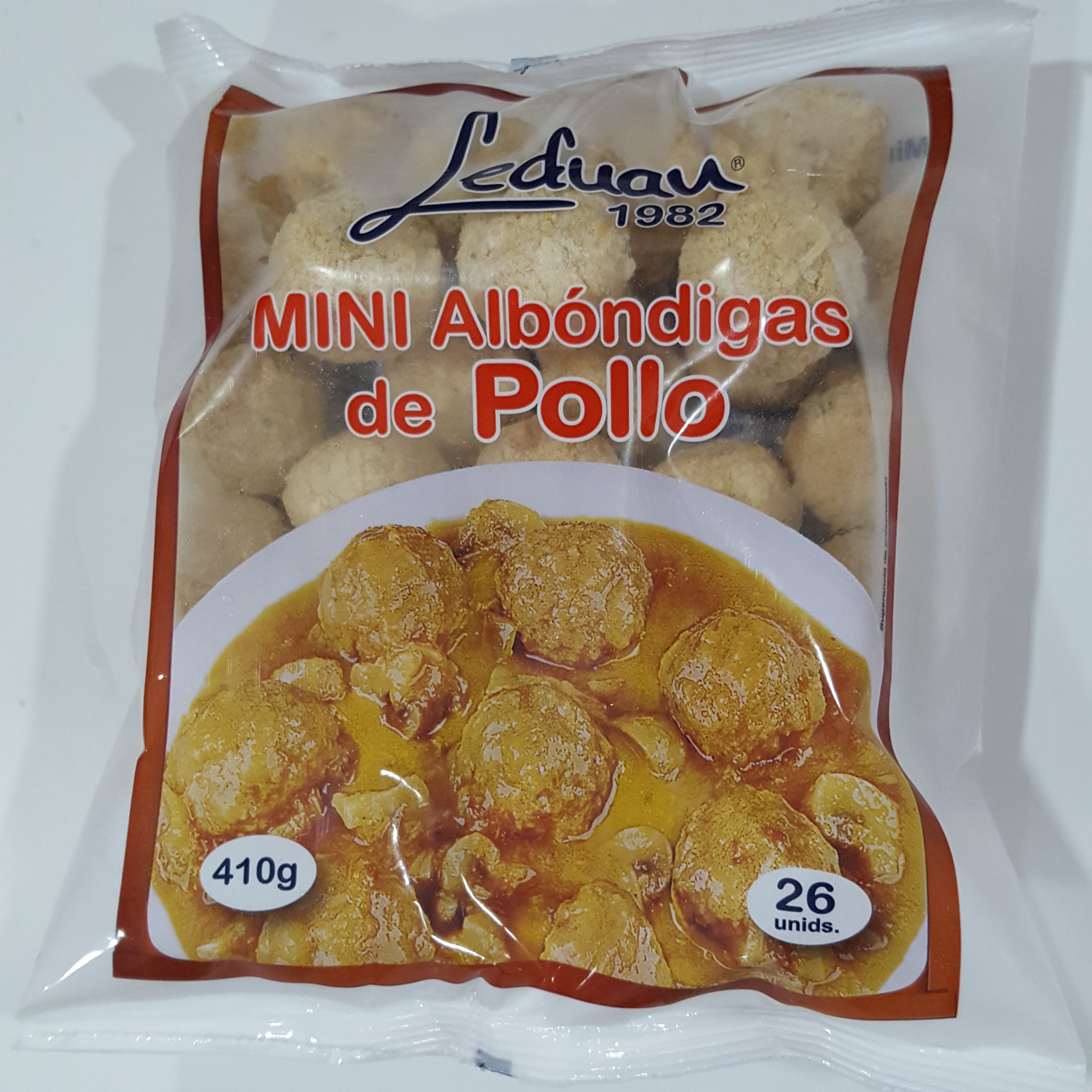 MINI ALBONDIGA DE POLLO LEDUAN 8X410GR