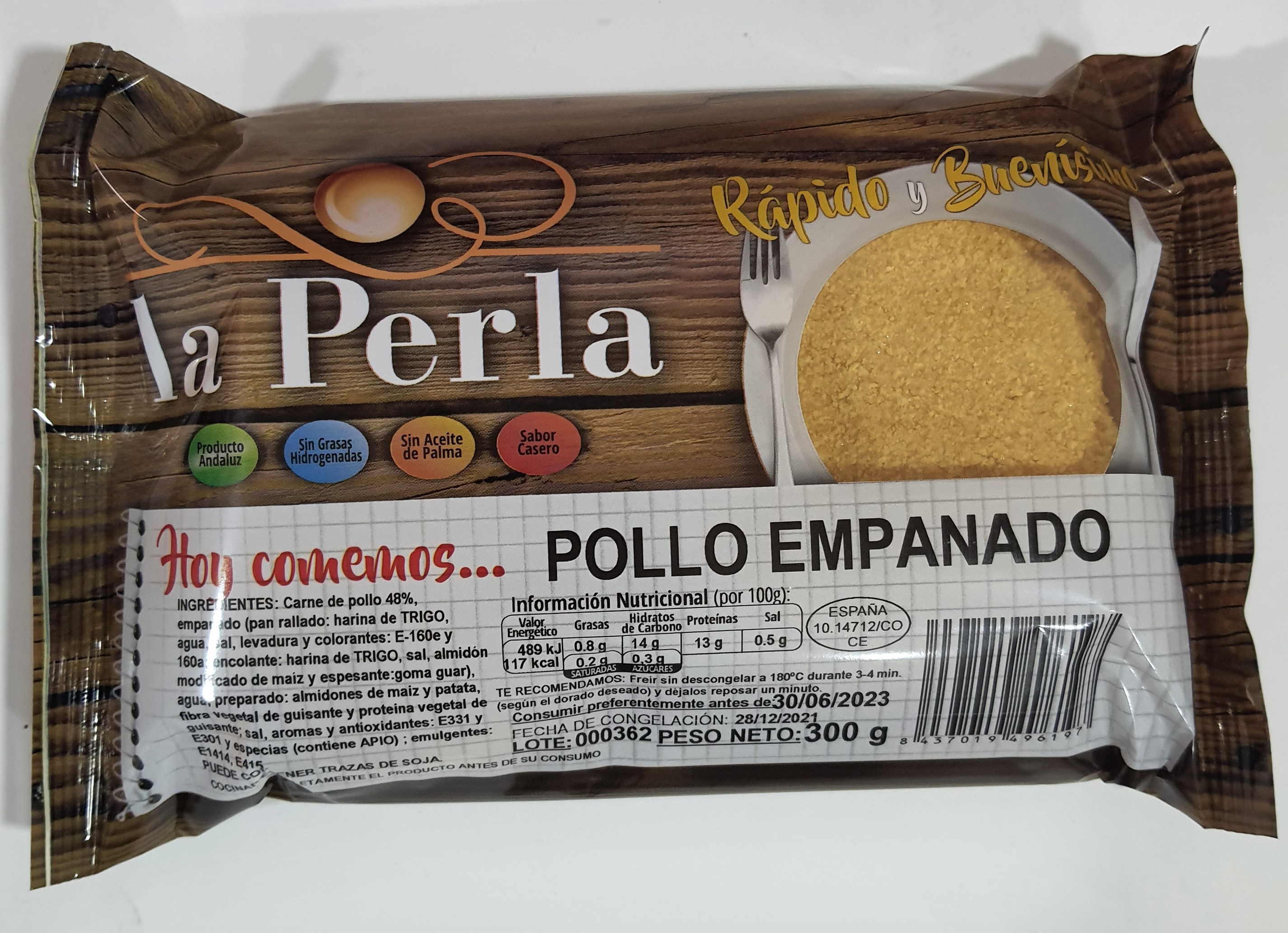 POLLO EMPANADO LA PERLA 12X300G
