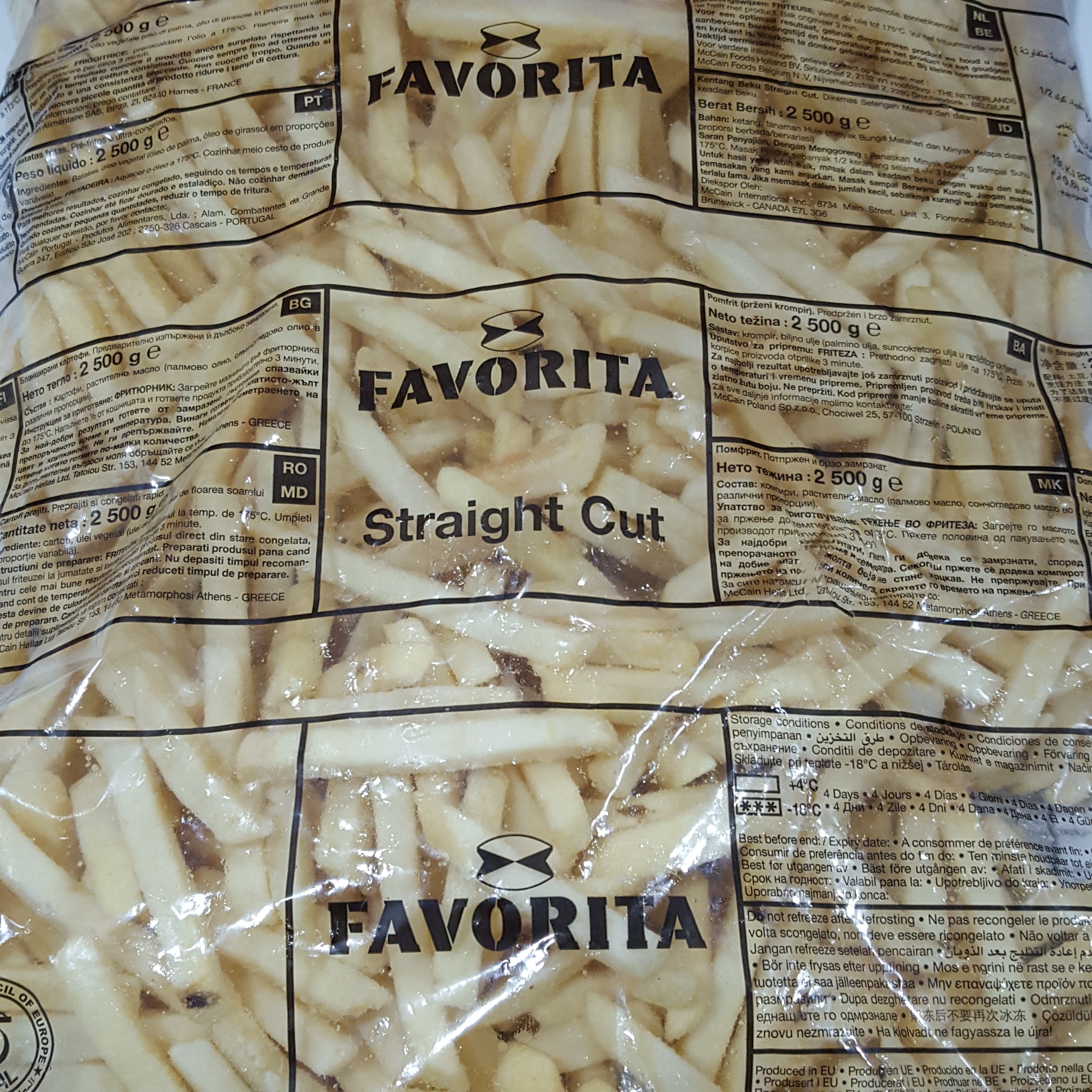 PATATA 3/8 FAVORITA 5X2.50KG