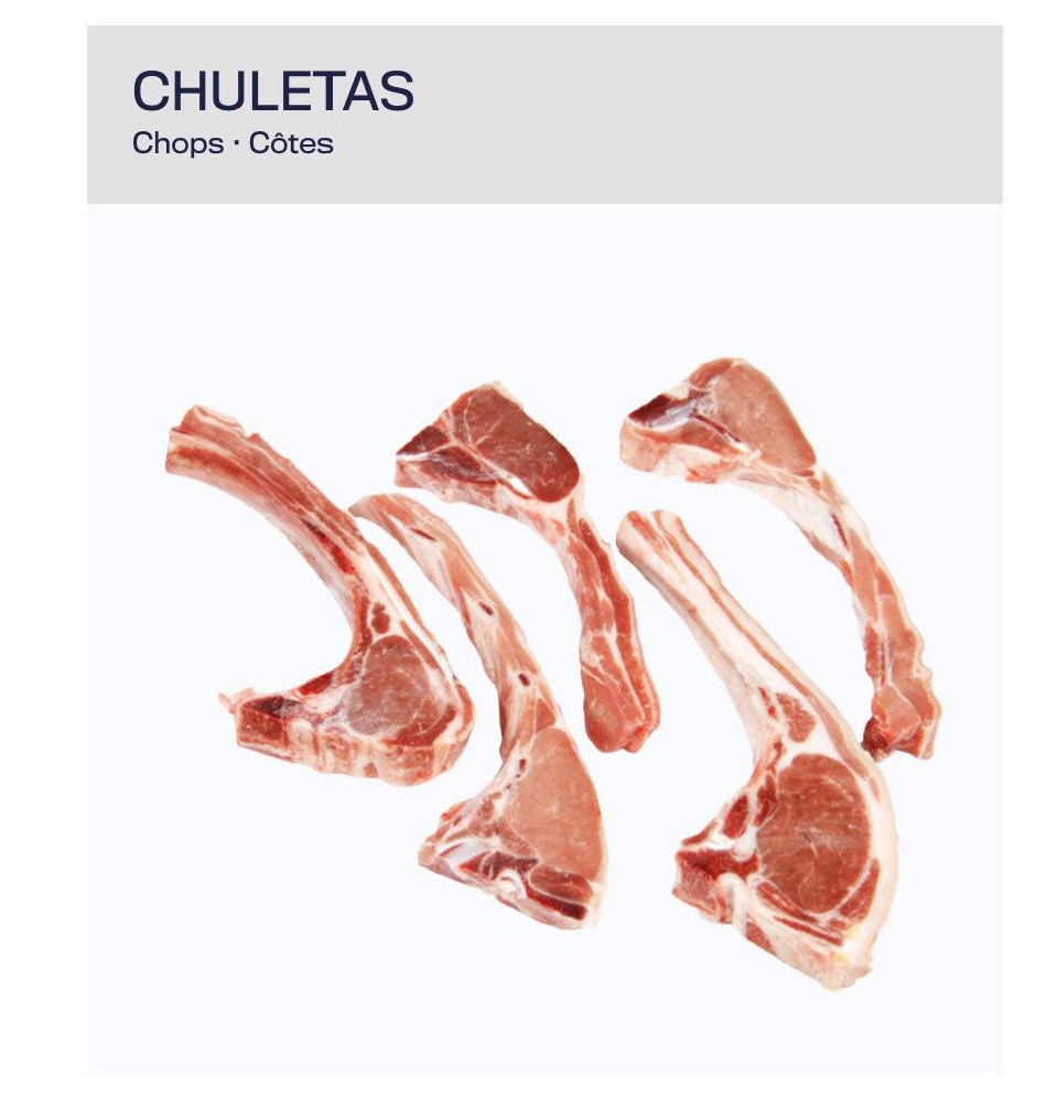 CHULETA DE CORDERO COVIHER 6X1KG
