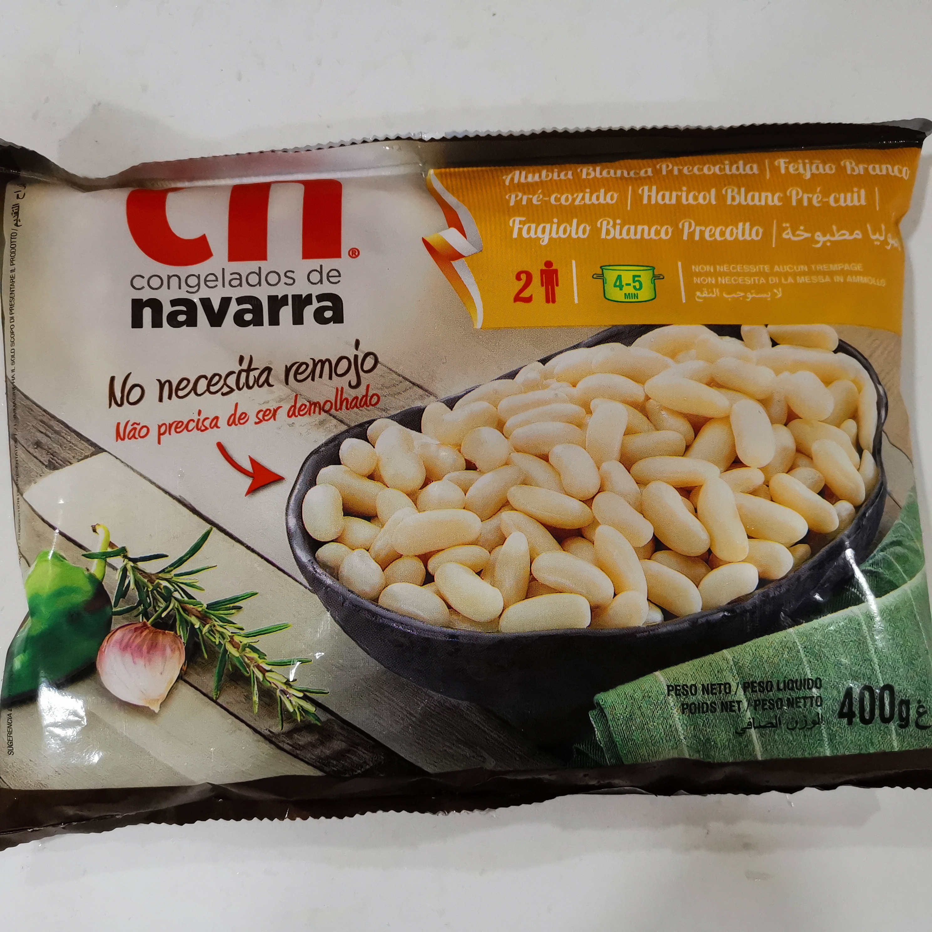 ALUBIA BLANCA C.NAVARRA 15X400GR