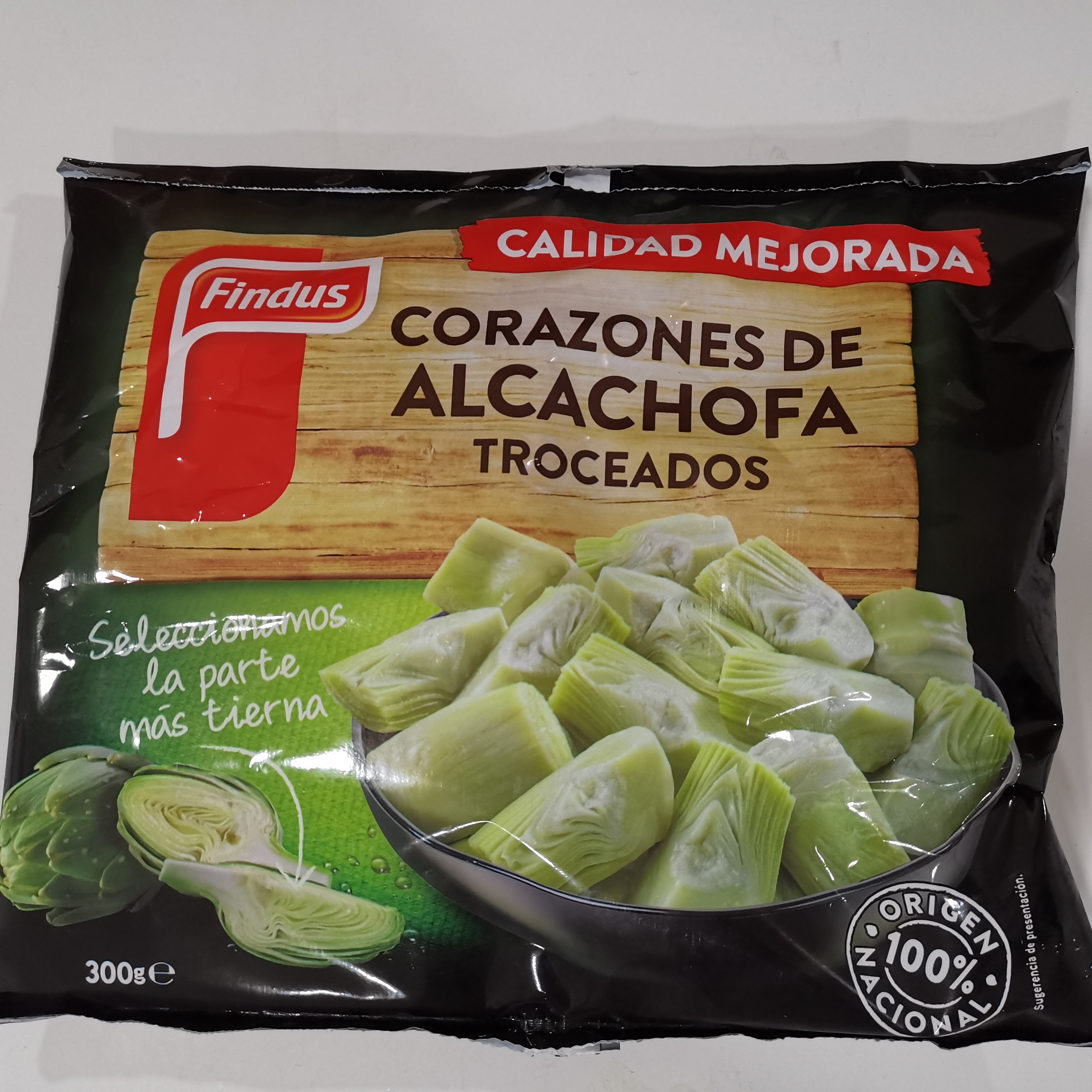 CORAZONES ALCACHOFA TROCEADOS FINDUS 20X300G