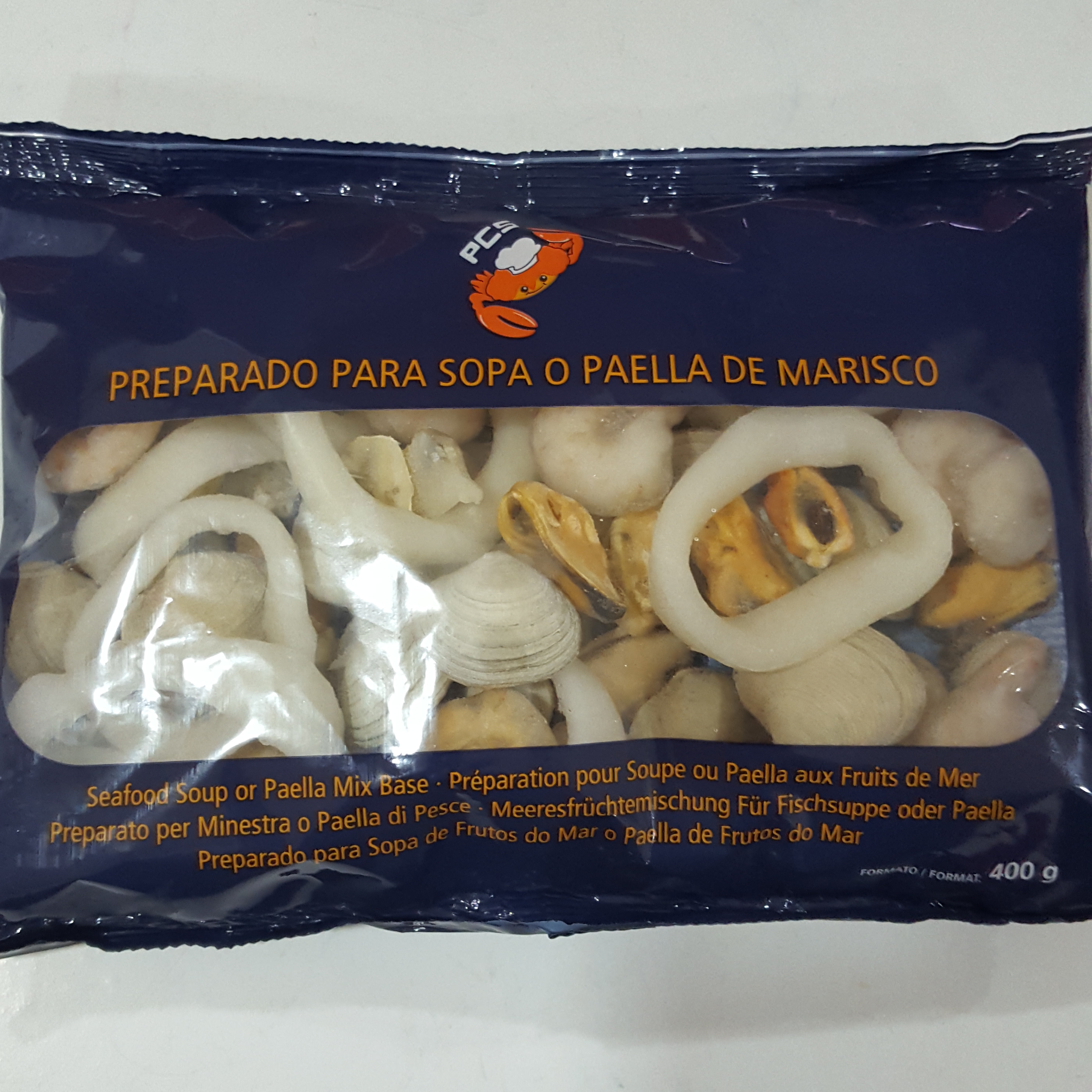 BOLSA SOPA MARISCO PCS 15X400GR