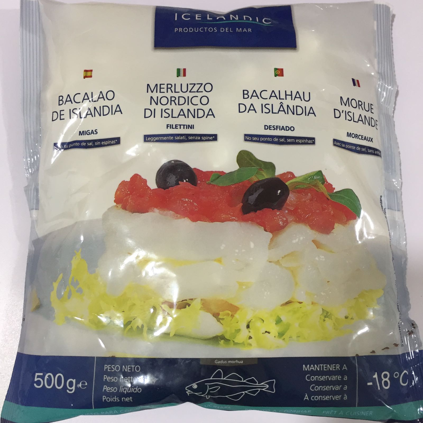 MIGAS DE BACALAO ICELANDIC 8X500GR