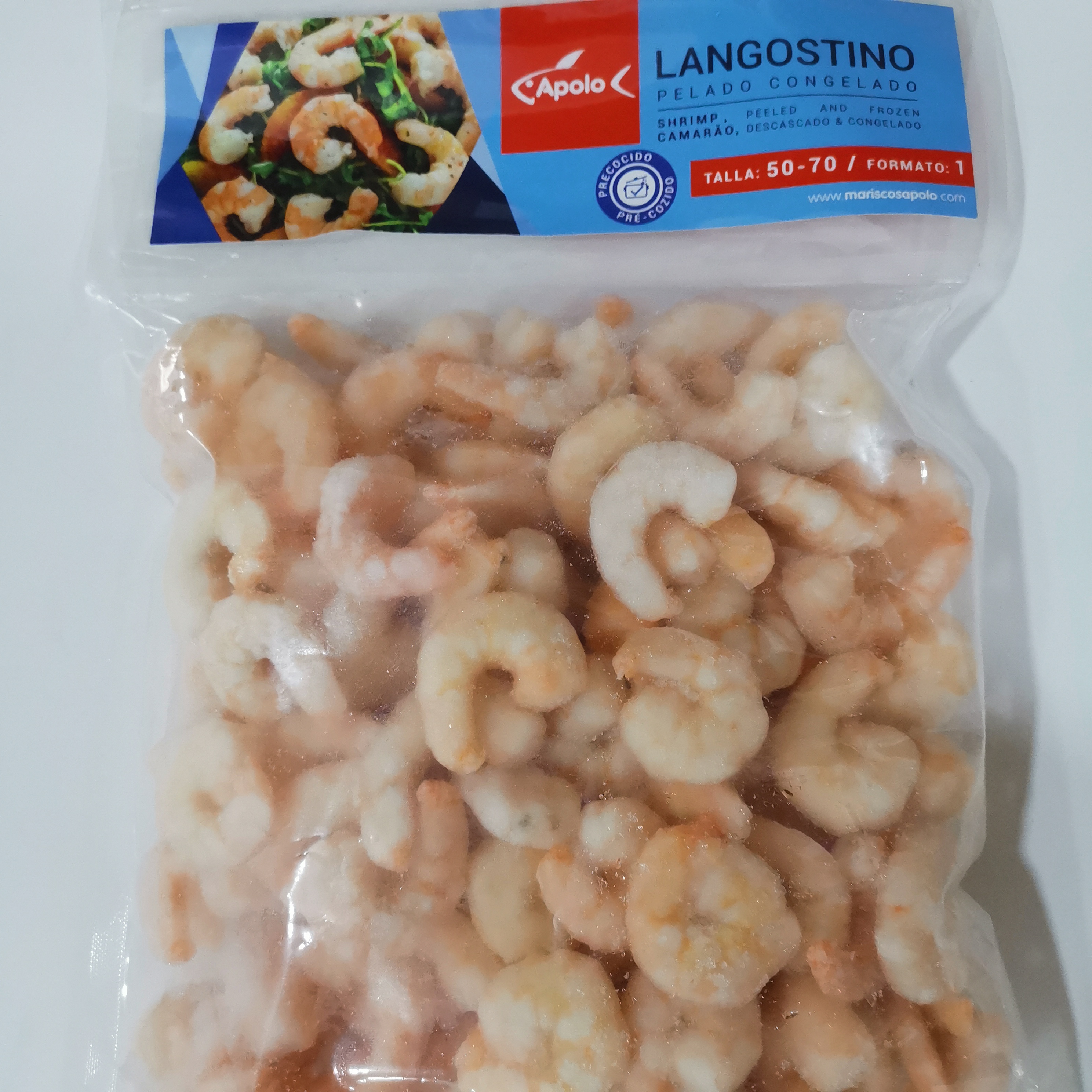 LANGOSTINO PELADO 50/70 APOLO 15X400GR