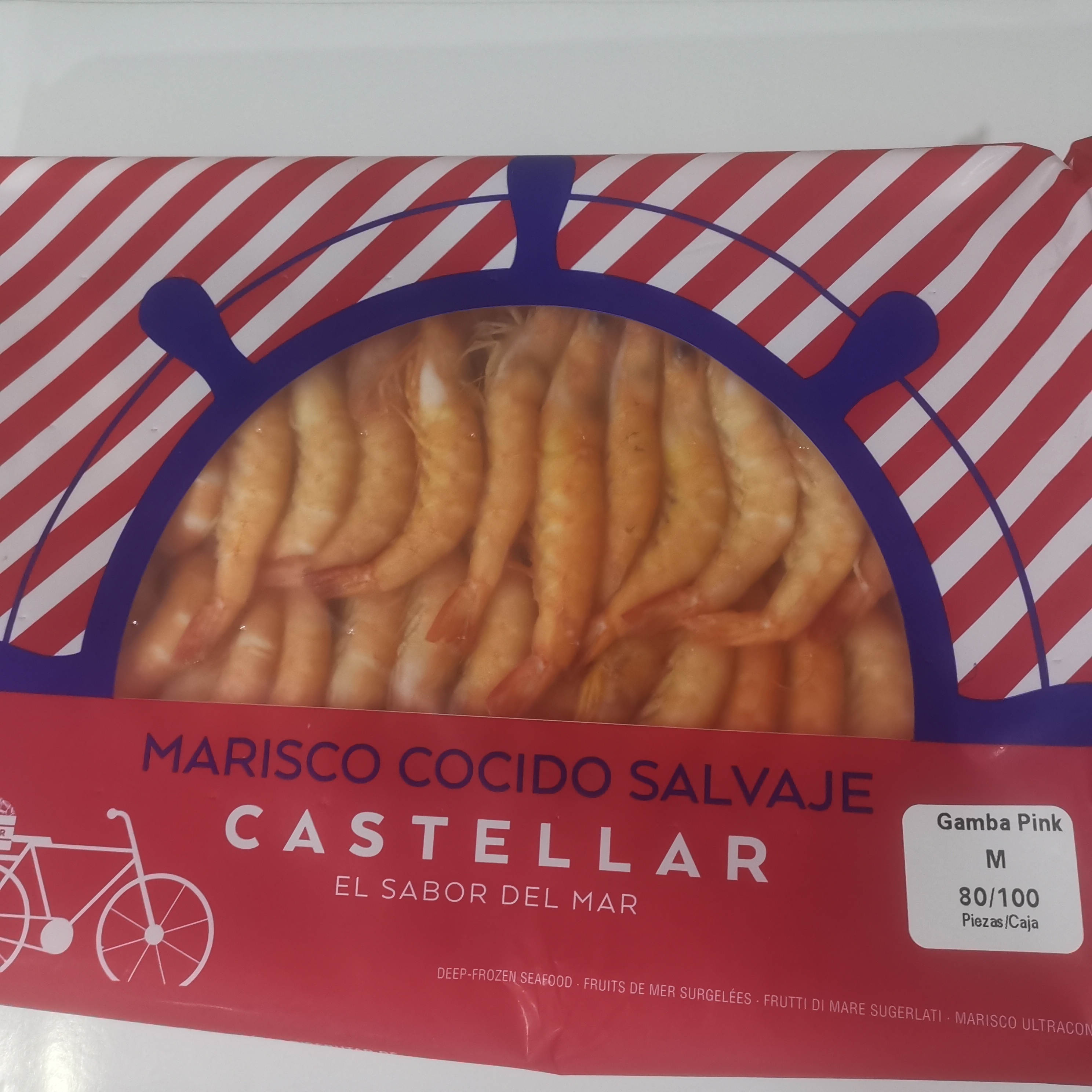 GAMBA COCIDA 80/100 CASTELLAR 12X800GR