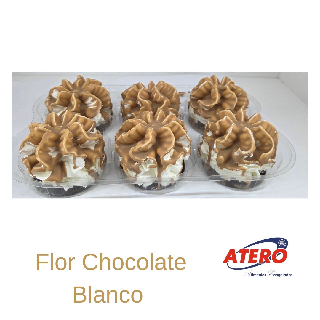 FLOR CHOCOLATE BLANCO CASTY (30UN)