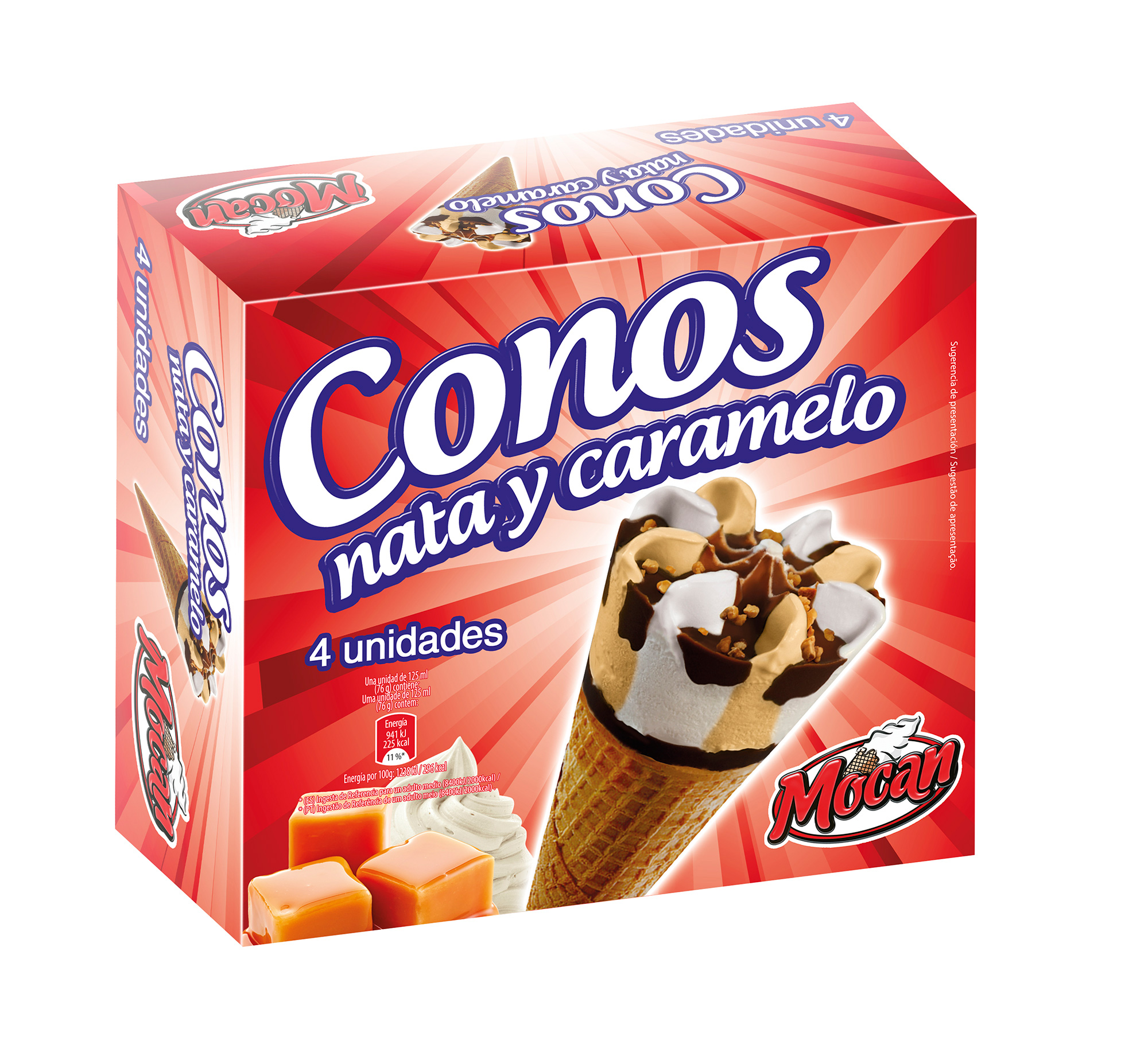 CONO NATA CARAMELO MOCAN (6X4UN)