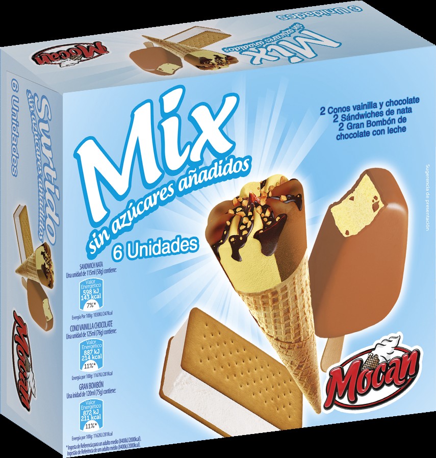 PACK SIN AZUCAR MOCAN (5X6UN)