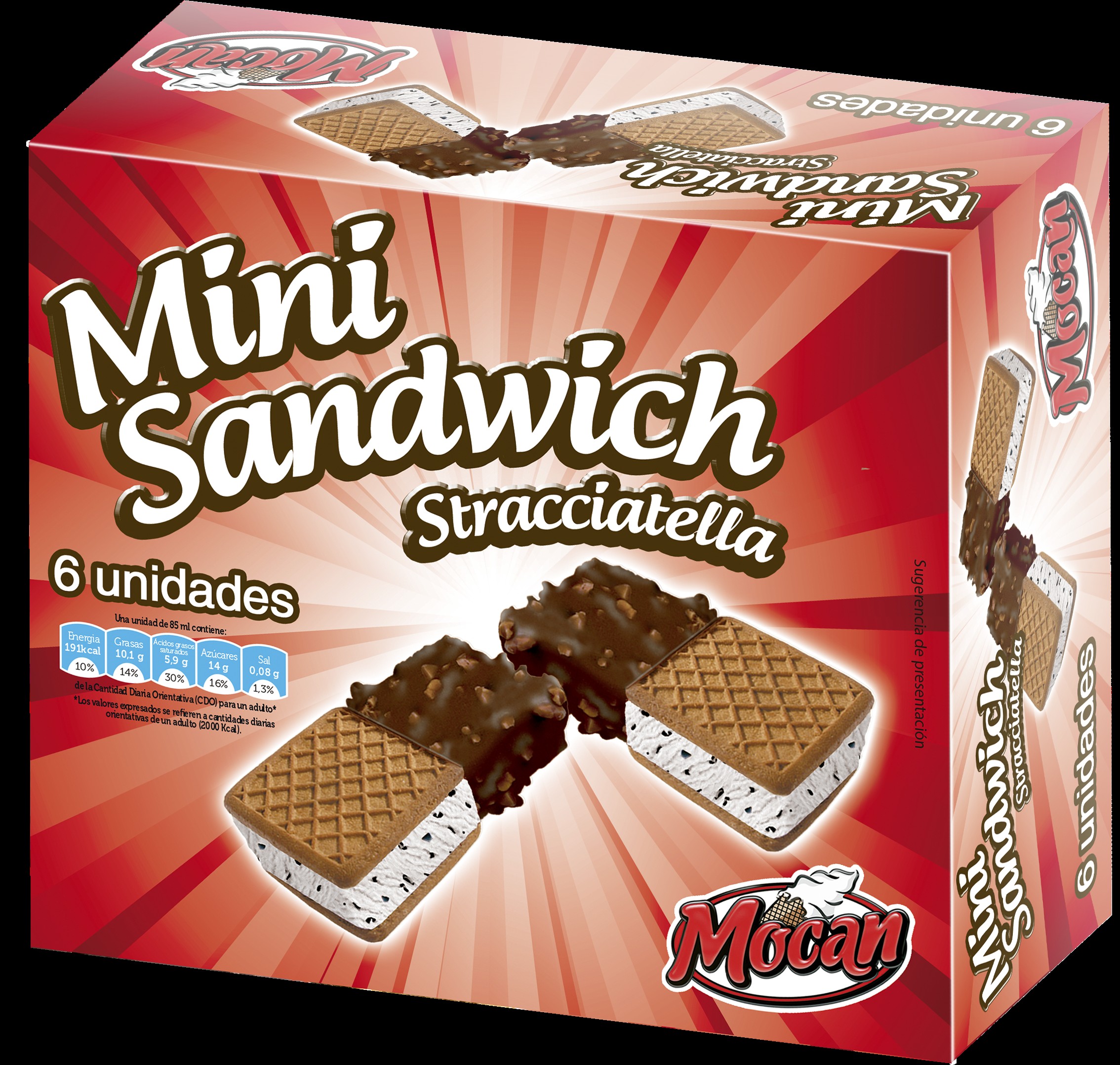 MINI SANDWICH STRACCIATELLA MOCAN (12X6UN)