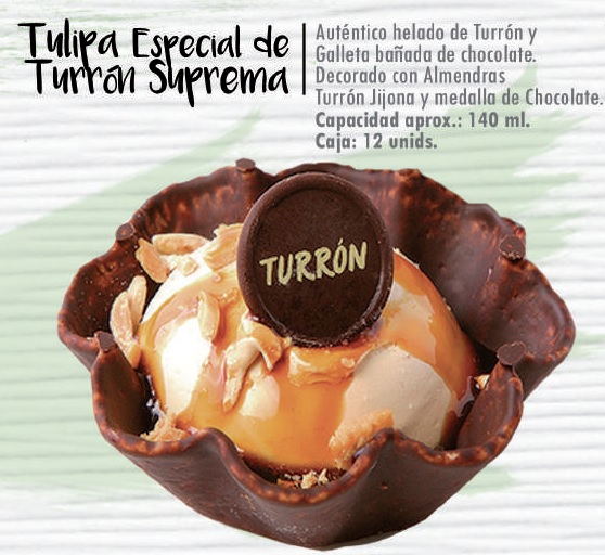 TULIPA HELADA TURRON (12UN)