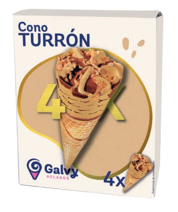 CONOS TURRON GALVY (12X4UD)