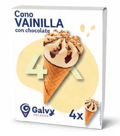 CONO VAINILLA GALVY (12X4UN)