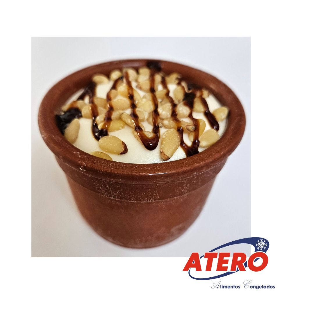 CERAMICA FLAN HELADO PIÑONES (6UN)