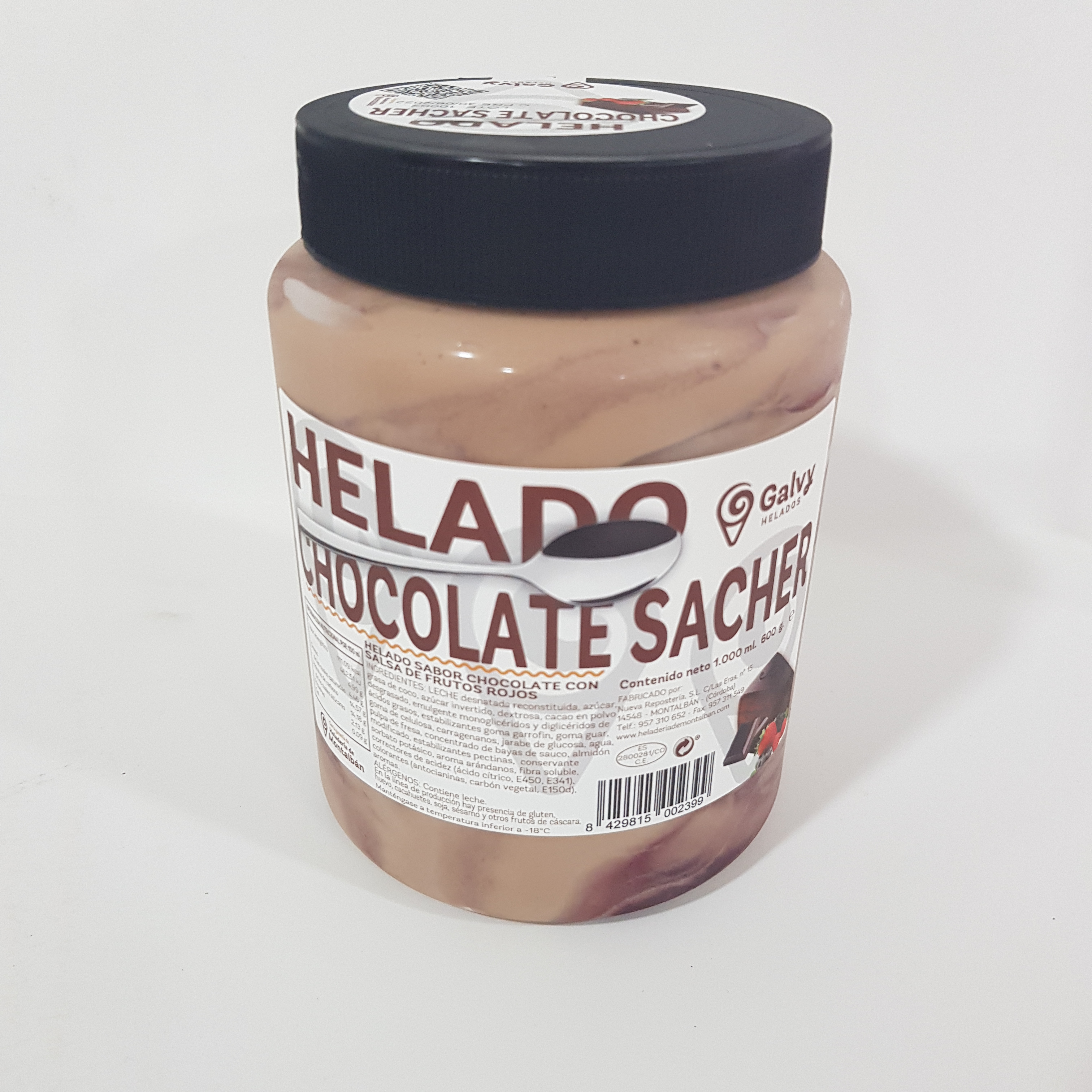 TARRO CHOCOLATE ROCHER GALVY 6X1LT.