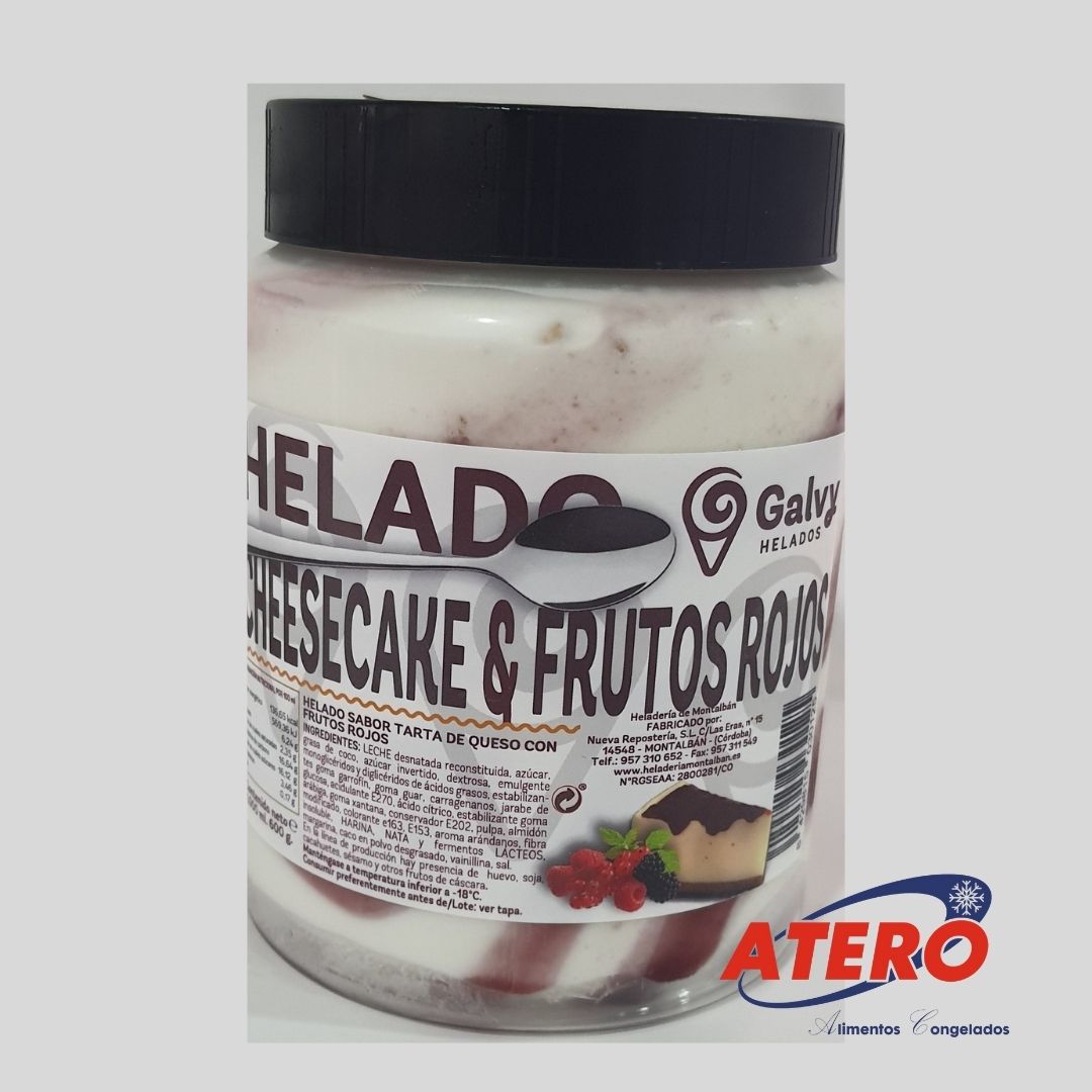 TARRO CHEESECAKE Y FRUTOS ROJOS GALVY 6X1LT.