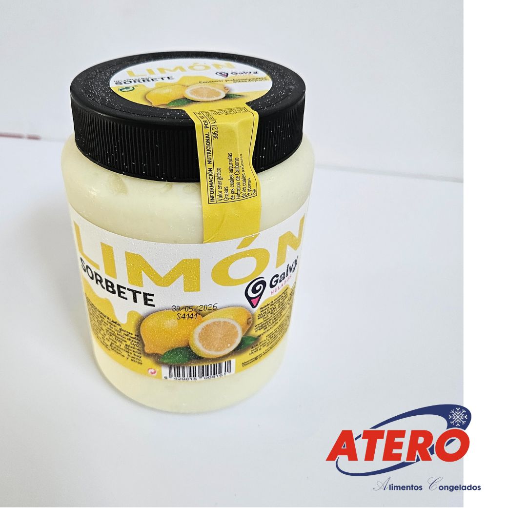 TARRO SORBETE LIMON GALVY 6X1LT.
