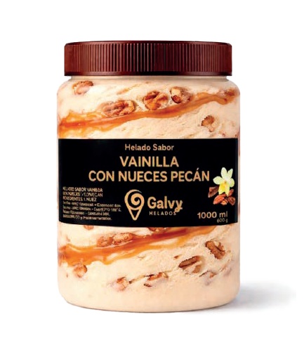 TARRO VAINILLA NUECES PECAN GALVY 6X1LT.