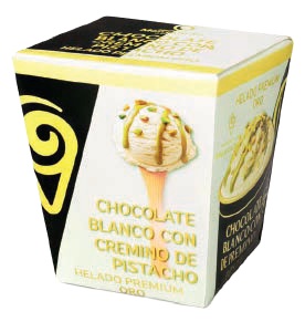 TARRO PREMIUN CHOCO BLANCO Y PISTACHO (6X500ML.)