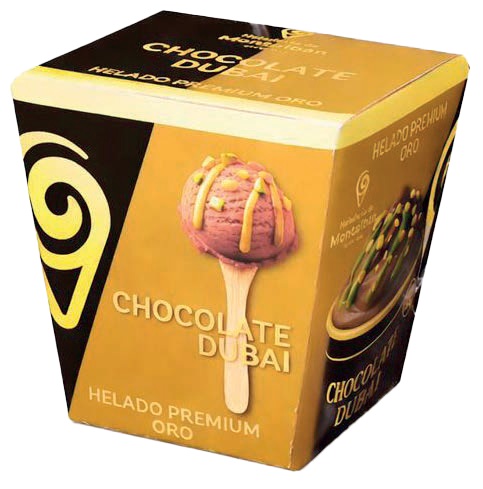 TARRO PREMIUN CHOCOLATE DUBAI ORO (6X500ML.)